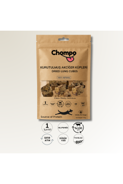 CHOMPO KURUTULMUŞ CİĞER KÜPLERİ KÖPEK ÖDÜLÜ 100 GR