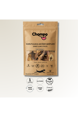 CHOMPO KURUTULMUŞ CİĞER ŞERİTLERİ KÖPEK ÖDÜLÜ 100 GR